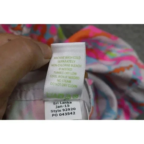 Lilly Pulitzer Women's Callahan Shorts-Neon-Size 0-Pockets - Picture 8 of 11